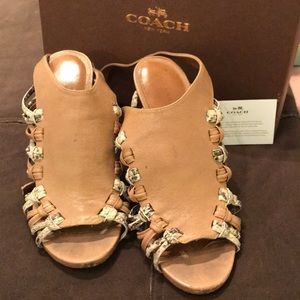 Jody Vegan leather strap heel